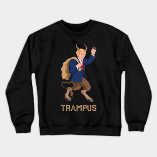 Trampus Krampus Anti Trump Halloween Christmas 2020 Crewneck Sweatshirt
